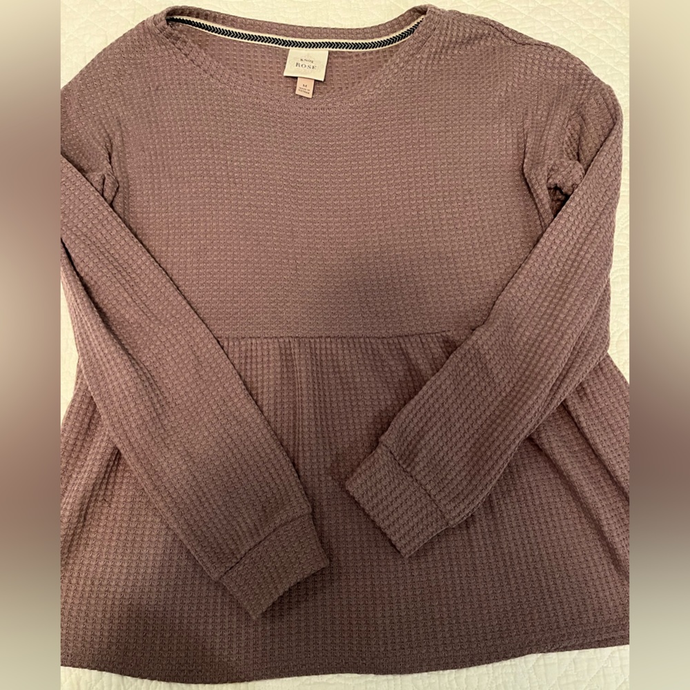 Knox Rose - Medium - Purple - Peplum Top